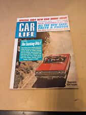 NOV. 1963 CAR LIFE MAGAZINE 1964 NEW CAR ISSUE W/ INSERTS CHEVY BUICK DODGE FORD picture