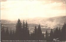 RPPC Aspen Colorado Panoramic View from the Sun Deck Ski Lift 1954 picture