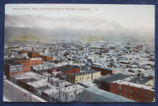 ca1910 Butte Montana Birdseye & Rocky Mountains Postcard picture