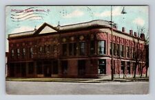 Bryan OH-Ohio, Jefferson Hotel, Street View, Antique Vintage Souvenir Postcard picture