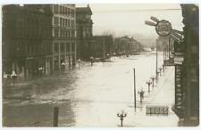 1913 Hamilton Ohio High Street downtown flood scene Real Photo picture
