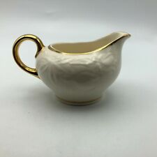 Vintage Puritan Hand Decorated 22KT Gold Trim Pearl China Creamer D3  picture