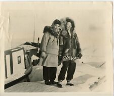 Original 1948 Alaska (8) 8x10 News Photos Roll, Eskimo Ladies, Dog Sled, Igloo picture