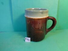 Brown/Turquoise Coffee Mug, Red Wing Pottery (Used/EUC) picture