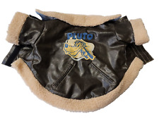 Disney Pets Pluto Leather Jacket Pilot size medium for dogs/cats HTF Vintage picture