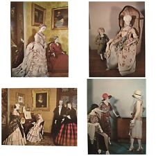 Philadelphia Museum Of Art Fashion Postcards Set Of 4 Standard Unposted Vintage picture