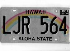 HAWAII passenger 2020 license plate 