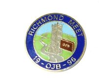 1996 Richmond Meet Cycling NORTH YORKSHIRE Enamel Badge Front Only #NYSD61 picture