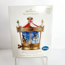 Disney Mickey's Merry Carousel Mickey & Friends Hallmark Keepsake Ornament XMAS picture