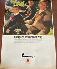 1965 Vintage JC Pennys Boys Cardigans Department Store Ad picture