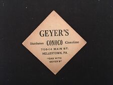 Vintage 1930’s Geyer’s Conoco Gasoline Distributors, Hellertown, Pa. advertising picture