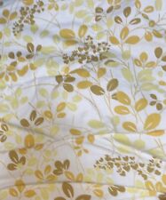 Vintage Sears Medley Garden Full / Queen Comforter Blanket Bedspread Gold Yellow picture