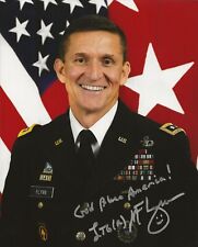 Michael Flynn REAL hand SIGNED Photo COA Autographed General USA Trump picture