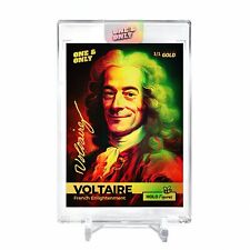 VOLTAIRE Art Trading Card #VLFE *One & Only* Encased Gold 1/1 picture