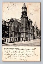 Haverhill MA-Massachusetts, City Hall, Antique, Vintage c1905 Souvenir Postcard picture