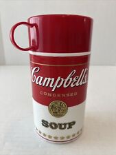 1998 Vintage Campbell's Soup Can-Tainer Insulated Hot Food thermos Container  picture