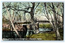 Witch Bridge Shawsheen River Lawrence MA Massachusetts Postcard (CE4) picture