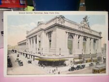 Grand Central Terminal new york city Street car Railroad Station depot c.1920 picture