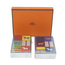 HERMES Playing Cards Multicolor Auth 64622 picture