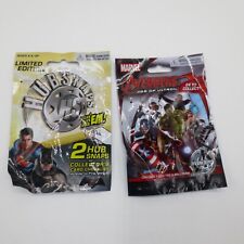 Lot Of 2 DC Hub Snaps & Avenger Dog Chain Blind Bags picture