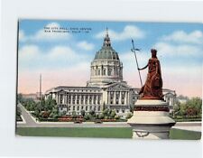 Postcard The City Hall Civic Center San Francisco California USA picture