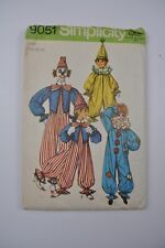 Vintage Clown Simplicity Pattern 9051 Size Large 40-42 from 1970 picture