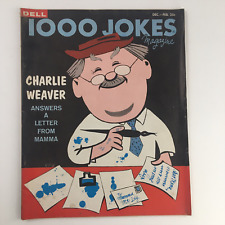 Dell 1000 Jokes Magazine December 1960 Cliff Arquette as Charlie Weaver No Label picture