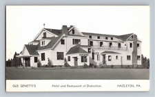 1940'S. HAZLETON, PA. GUS GENETTI'S HOTEL & RESTAURANT. POSTCARD. RR14 picture