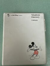 Rare 1989 Vintage Walt Disney Company Telphone Number Directory Book Disneyland picture