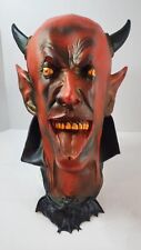 Vintage 1996 Devil  Satan Rubber Latex Illusive Concepts Halloween Mask picture