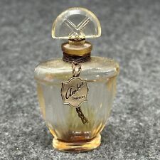 Amber CHARBERT Vintage Perfume Bottle Sample Size Vanity Glass Stopper picture