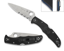 Spyderco Knives 'Thin Blue Line' Endura 4  Stainless C10FPSBKBL Pocket Knife picture
