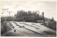 Newfound Gap Great Smoky Mountains National Park Tennessee TN c1940 Postcard picture