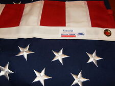 Commercial Grade- Valley Forge American Flag 3'x5' sewn Koralex II™ USA picture