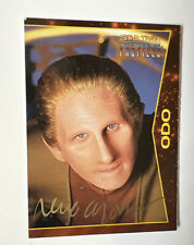 Signed 1997  SkyBox Star Trek: Deep Space Nine Profiles Odo #37 Autographed picture