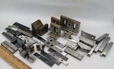 Vintage Machinist Lathe Mill Setup Angle V-Blocks Plate Tool Lot, SH6033 picture