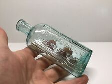 Small Antique Oval Not To Be Taken Poison Bottle. picture