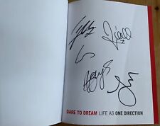 SIGNED One Direction, 1D Dare to Dream,  Hardback 1st Ed, Fully AUTOGRAPHED picture