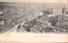 Leipzig Germany 1904 Postcard Aerial View picture