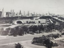 C 1950s Aerial View Bandshell Chicago Natural History Museum  IL Postcard picture