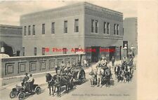 KS, Atchison, Kansas, Fire Department Station, Horse Drawn Equipment, 1909 PM picture