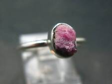 Bixbite Red Emerald Beryl Silver Ring From Utah USA - Size 6 - 1.90 Grams picture