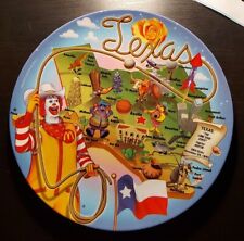 McDonald's Texas State Plate Ronald McDonald Grimace 2003 Suncoast Industries  picture