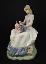 LLADRO NAO SPAIN WOMAN EMBROIDERING LARGE FIGURINE LOUISIANA EVENING RARE picture