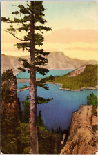 Crater Lake National Park, Oregon -  1951 Hand colored Postcard - Albertype picture