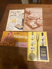 vintage cooking pamphlets lot of 4, 1963, 64, 71 picture