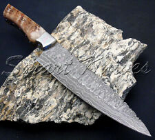 SMART KNIVES CUSTOM HAND MADE DAMASCUS STEEL KITCHEN HUNTING CHEF KNIFE picture