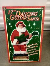 Vintage 17 Inch Dancing Guitar Santa picture