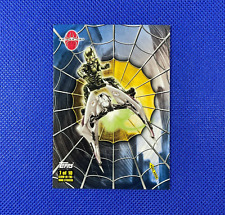 SPIDER-MAN The Movie Glow in the Dark Stickers #1 Insert Trading Card Topps 2002 picture