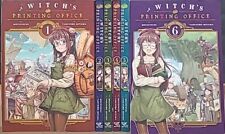 A Witch's Printing Office Manga Volumes 1-5 English Brand New Yen Press  picture